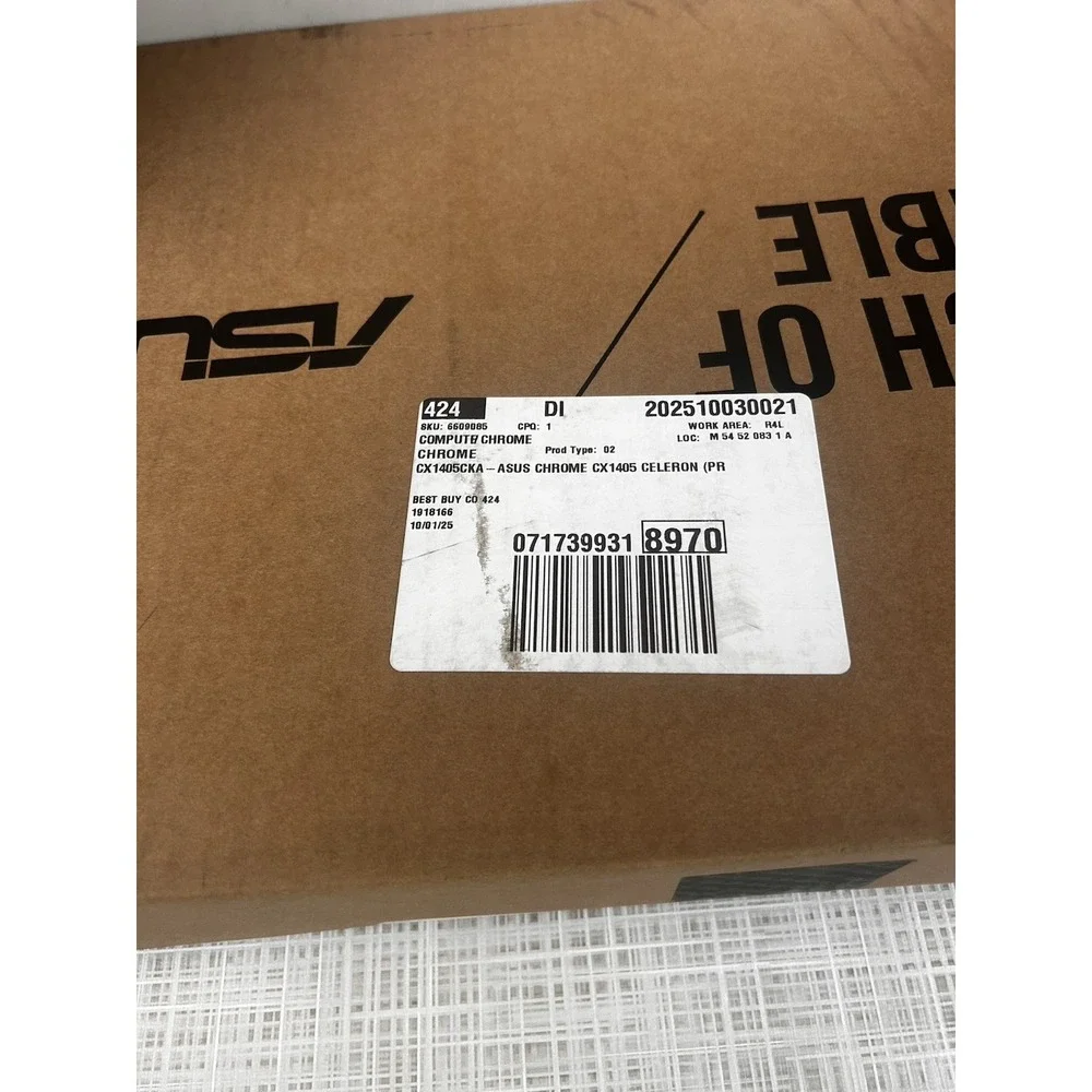 ASUS Chromebook CX1405CKA-CL464 Misty Grey New Sealed Box Chrome Book 14